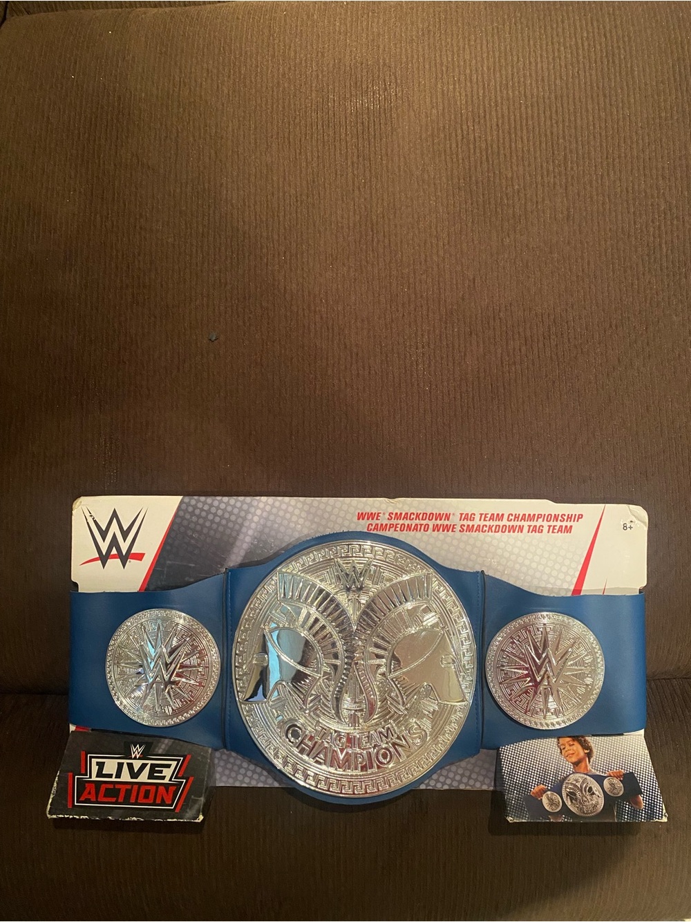 New 2019 Mattel WWE Raw Tag Team Championship kids belt